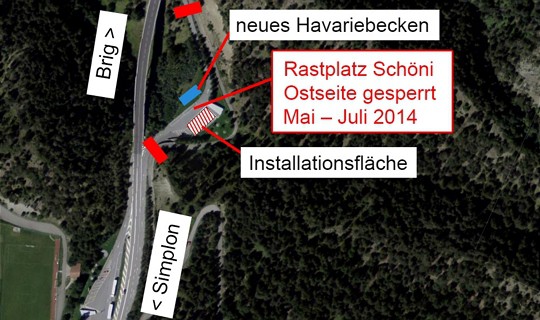  Rastplatz Schöni gesperrt 