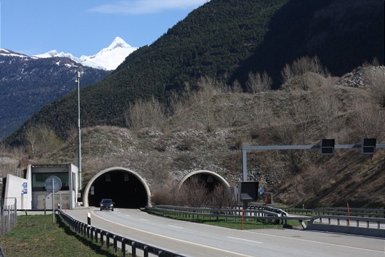  A9 Tunnel de Gamsen 