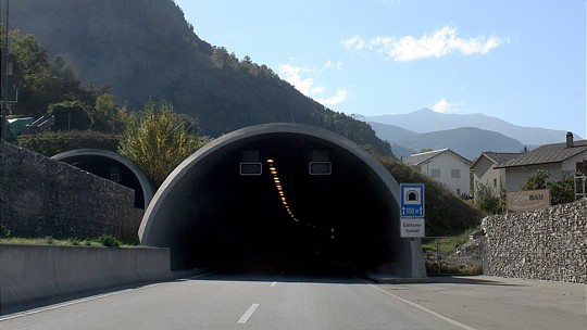  A9 Tunnel de Gamsen 