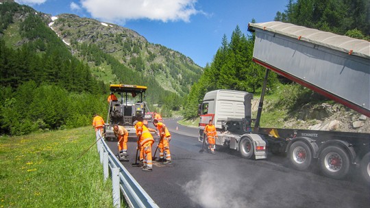  A9 Simplon Belagsarbeiten 