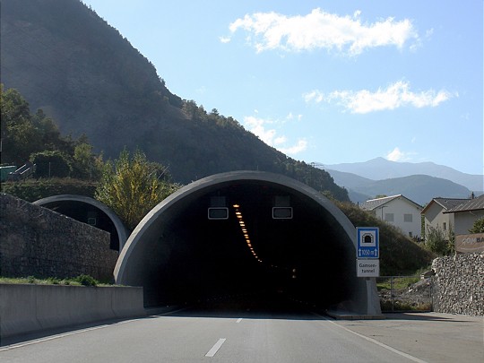  A9 Tunnel Gamsen 