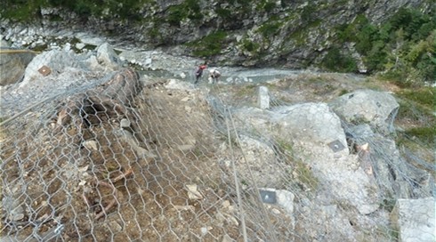  Protection contre les chutes de pierres à Casermetta 